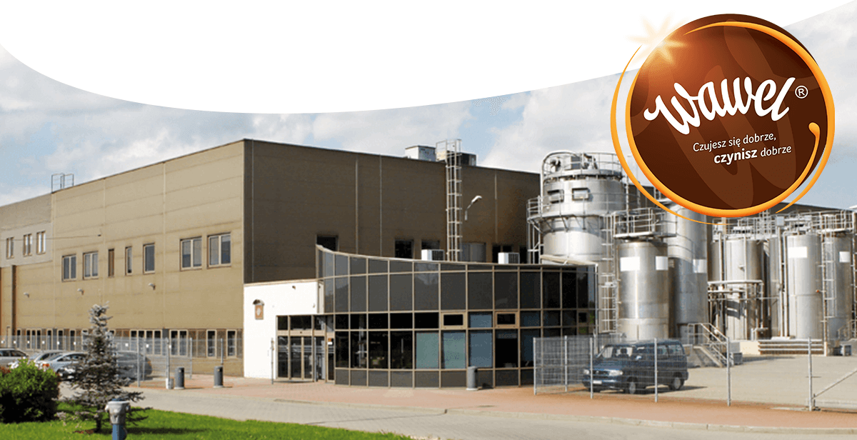 Zakład produkcyjny Wawel — grafika z materiału źródłowego