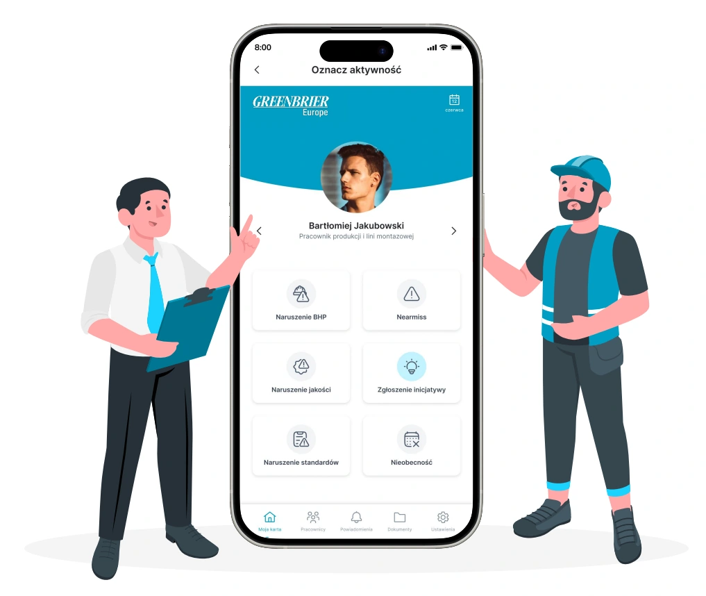 WinWin App w Greenbrier — komunikacja lidera z pracownikiem